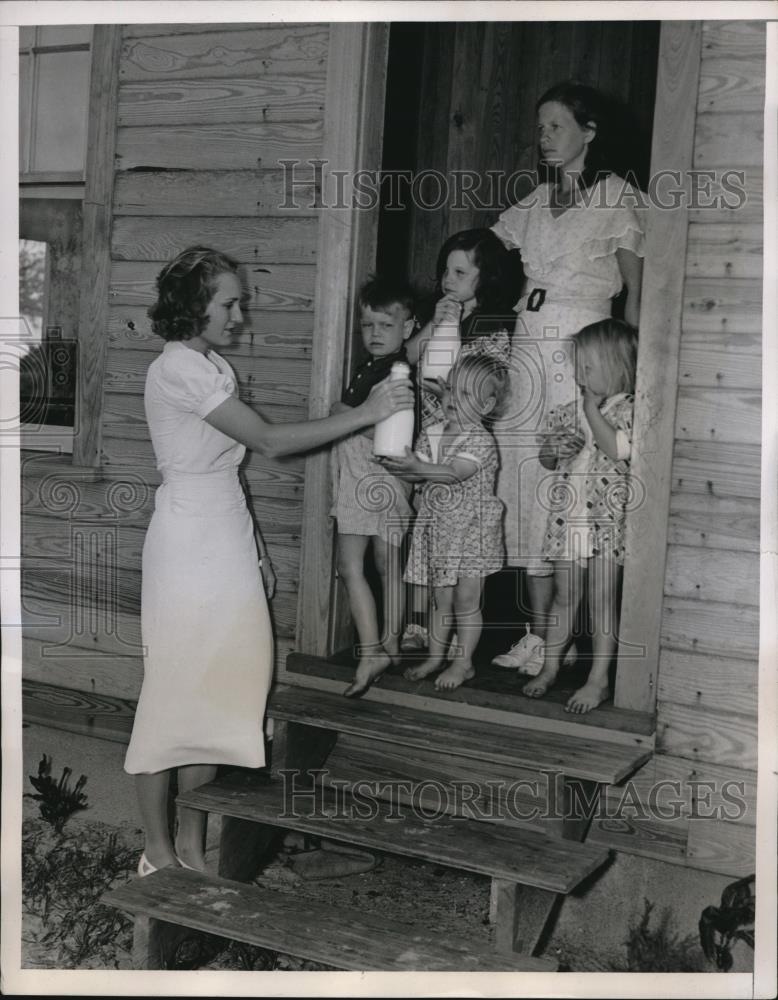 1938 Press Photo Childrens Milk Fund, Palm Beach benefit - Historic Images