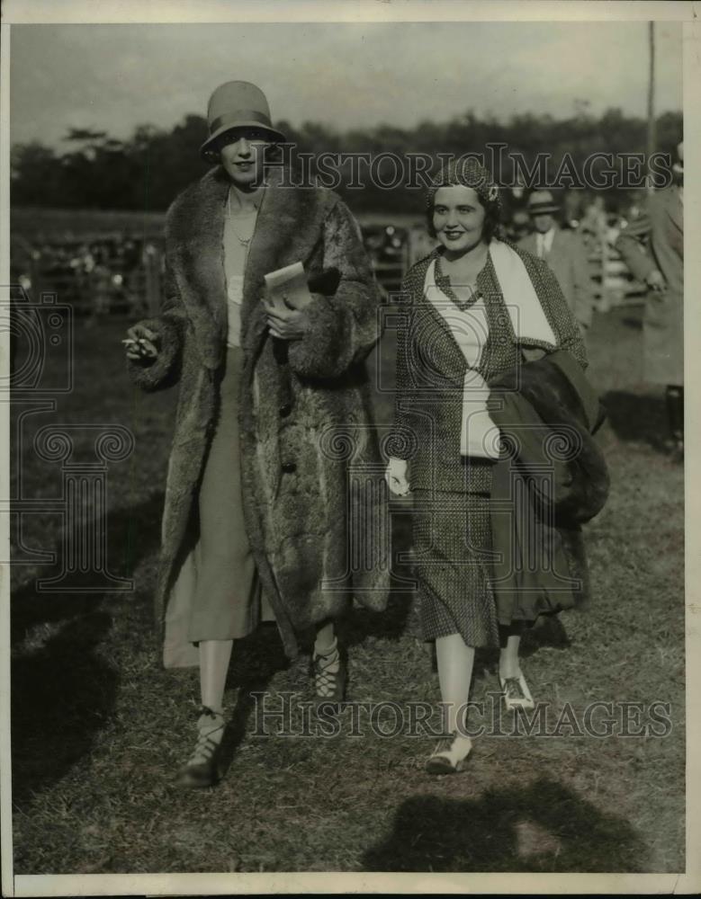 1930 Press Photo Miss Mary C. Whitney and and Miss Matilda C. Ellsworth - Historic Images