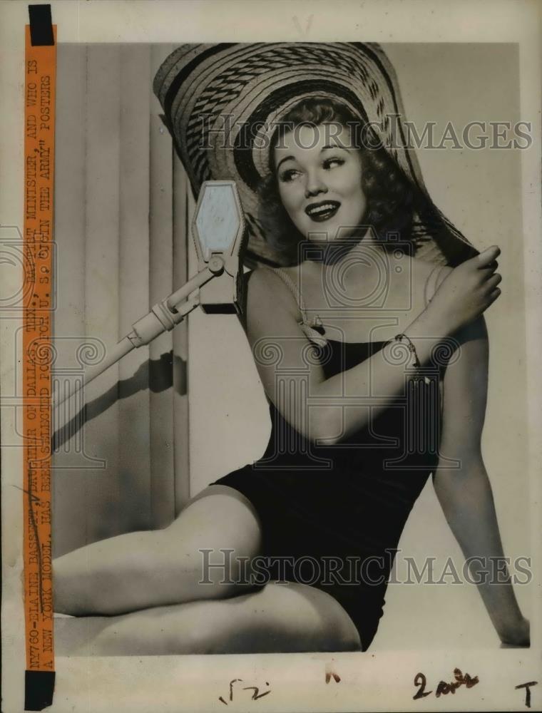 1940 Press Photo A Very Beautiful Lady - Historic Images