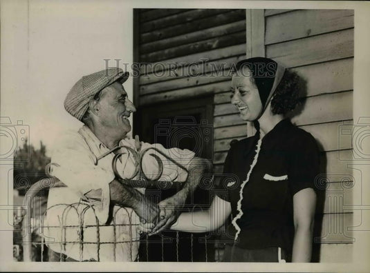 1938 Press Photo Matawan NJJudson Vanarboale & Helen Chocka to wed - Historic Images