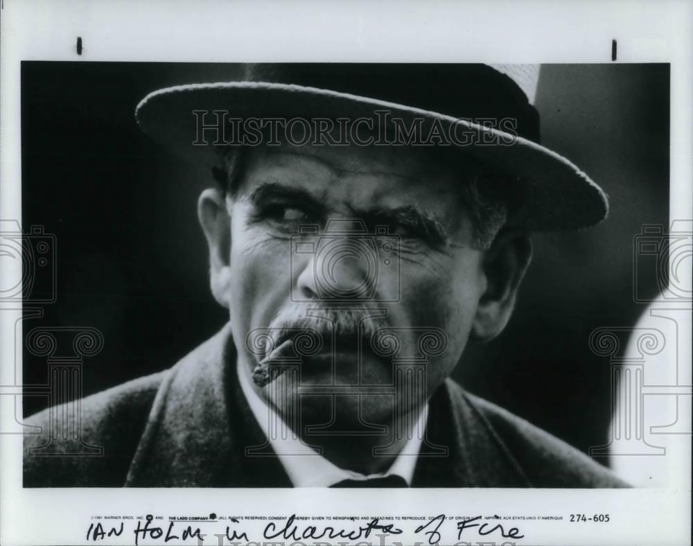 1982 Press Photo Ian Holm as Sam Mussabini in Chariots of Fire - cvp23671 - Historic Images