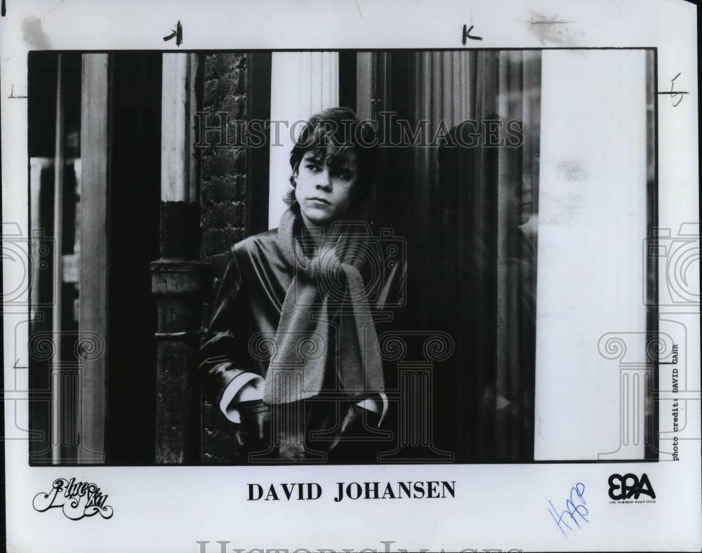 1984 Press Photo David Johansen Punk Rock Singer Songwriter Buster Poindexter - Historic Images