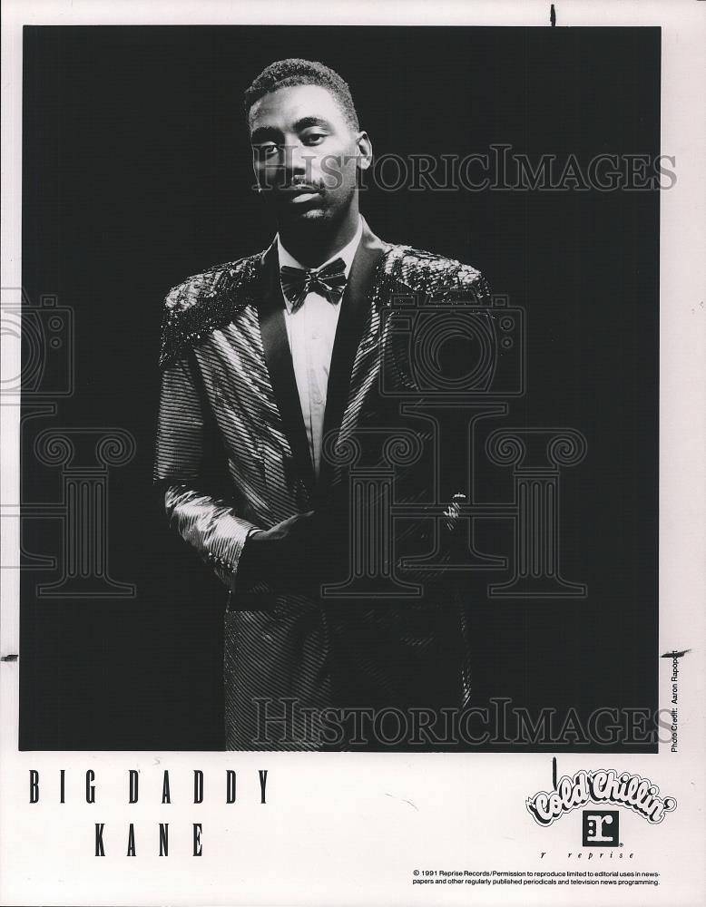 1991 Press Photo Big Daddy Kane Music Artist - cvp26737 - Historic Images