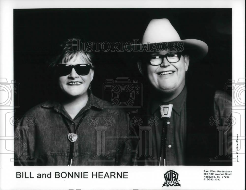 1997 Press Photo Bill and Bonnie Hearne Country Music Singers and Musicians - Historic Images