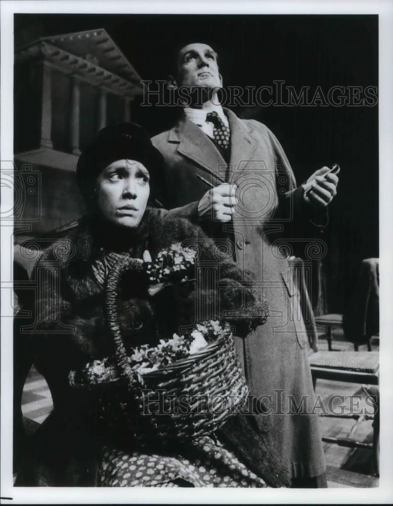 1991 Press Photo Madeleine Potter and Anthony Heald in Pygmalion - cvp23545 - Historic Images