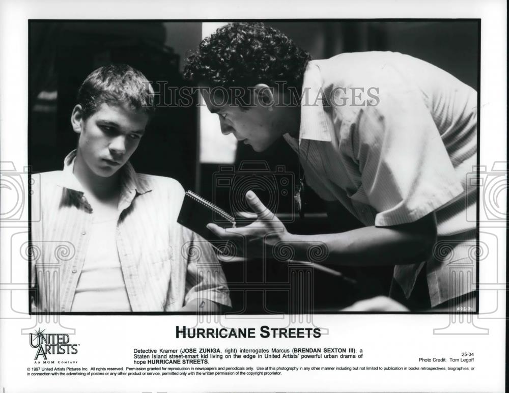 1997 Press Photo Jose Zuniga Brendon Sexton IIIHurricane Streets - cvp24653 - Historic Images