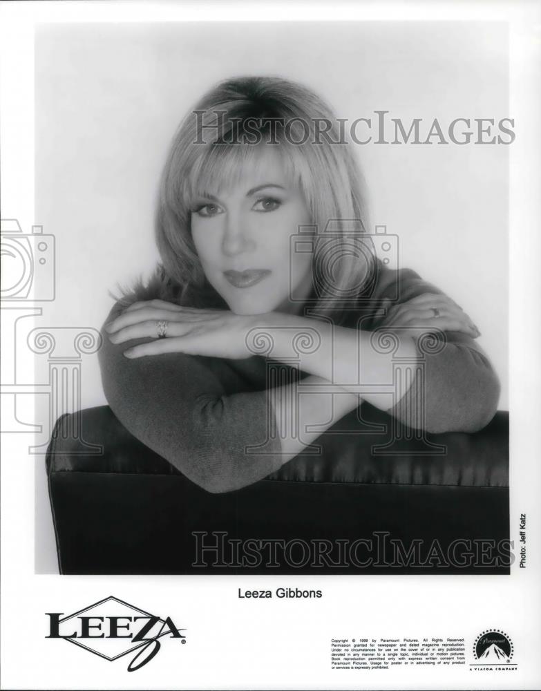 1999 Press Photo Leeza Gibbons - cvp22695 - Historic Images