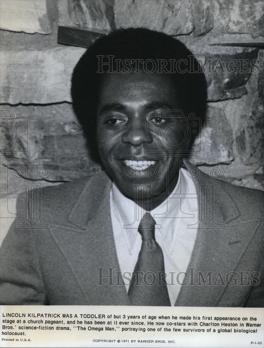 1973 Press Photo Lincoln Kilpatrick In The Omega Man - cvp27243 - Historic Images