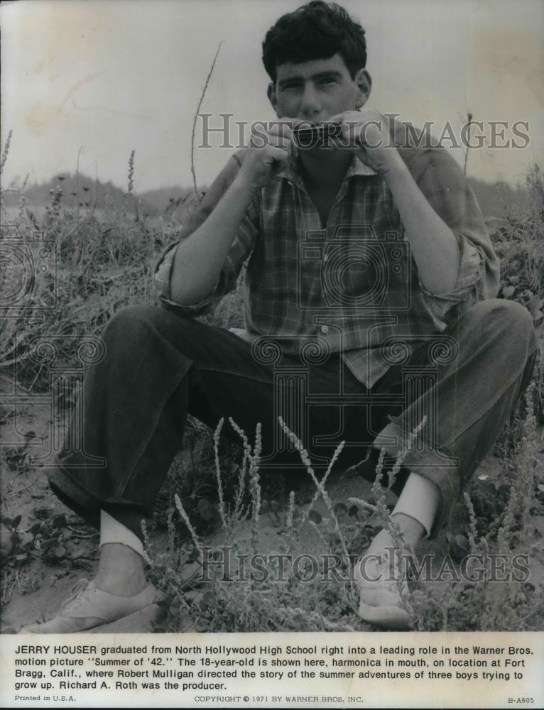 1971 Press Photo Jerry Houser in Summer of '42 - cvp21744 - Historic Images