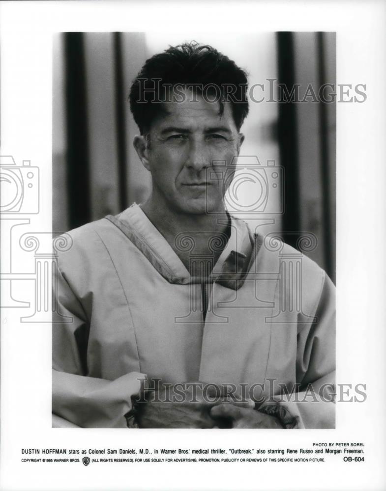 1995 Press Photo Dustin Hoffman in Outbreak - cvp22785 - Historic Images
