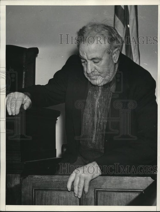 1938 Press Photo Wesley Martin accused of Lawrence Wines & Lloyd Lansing murders - Historic Images