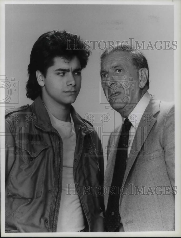 1986 Press Photo Jack Klugman and John Stamos in You Again - cvp20109 - Historic Images