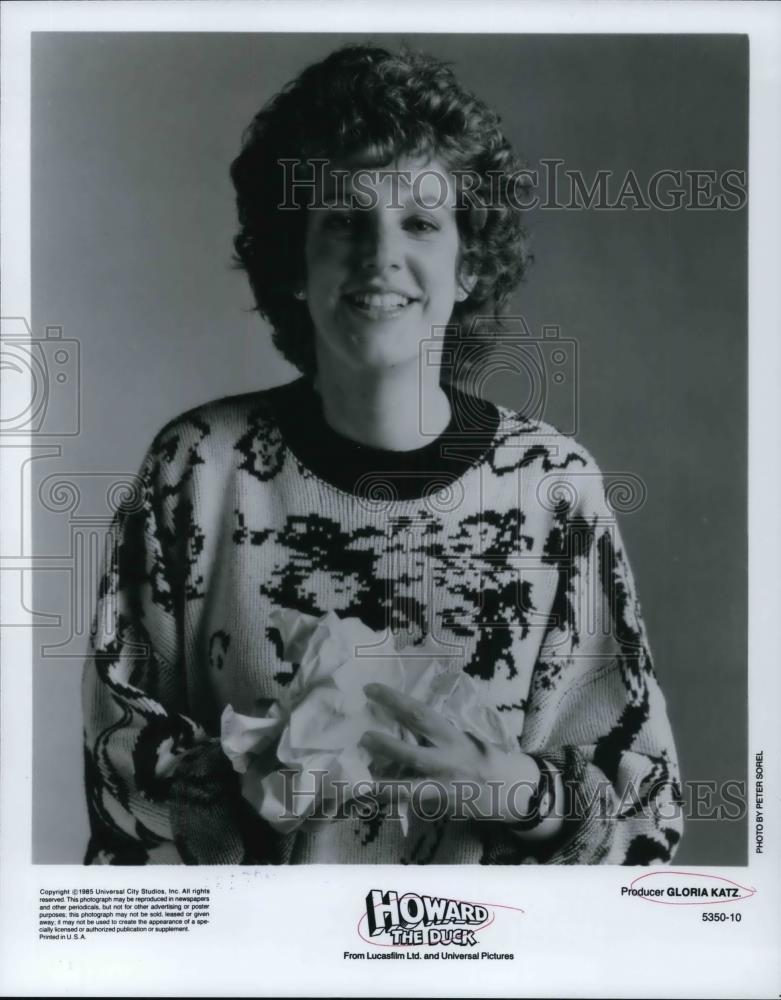 1986 Press Photo Gloria Katz Producer Of Howard The Duck - cvp25867 - Historic Images