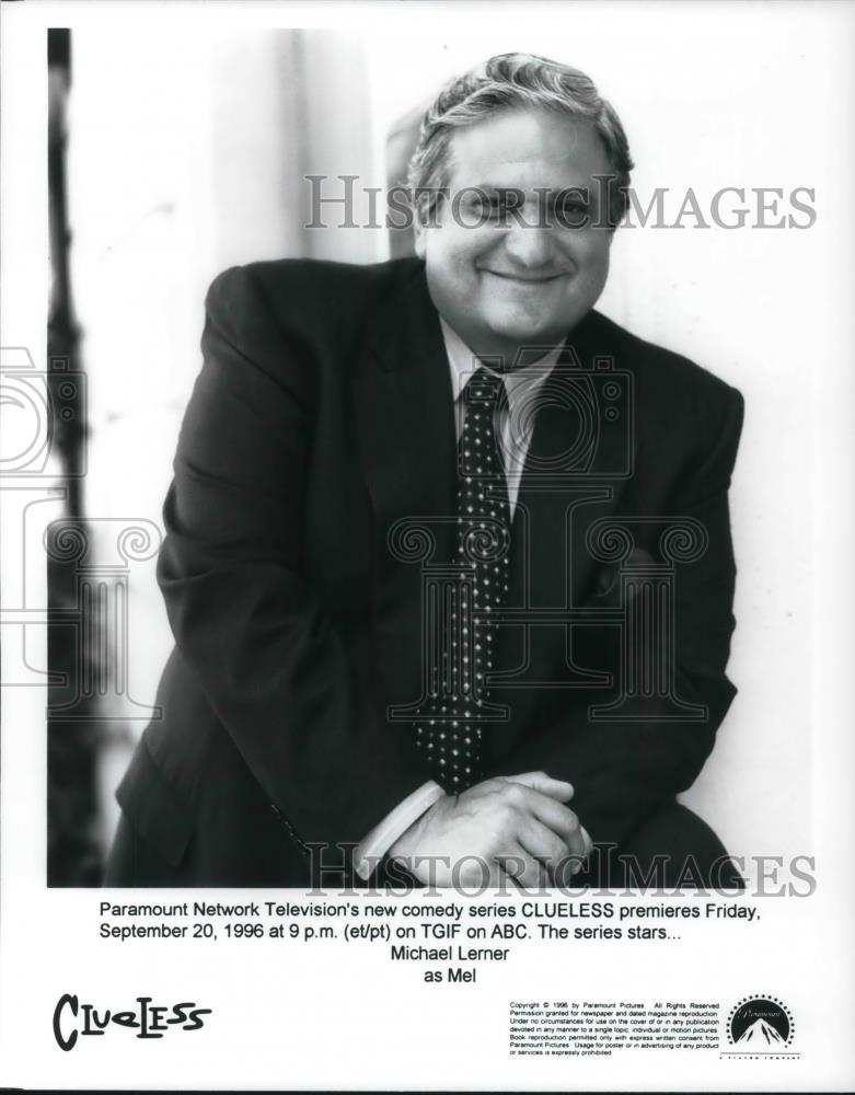 1996 Press Photo Michael Lerner stars as Mel in Paramount&#39;s Clueless - cvp22941 - Historic Images