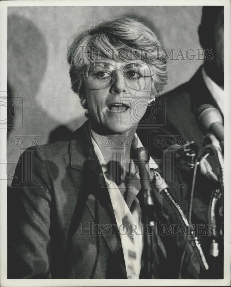 Press Photo Geraldine Ferraro - Historic Images