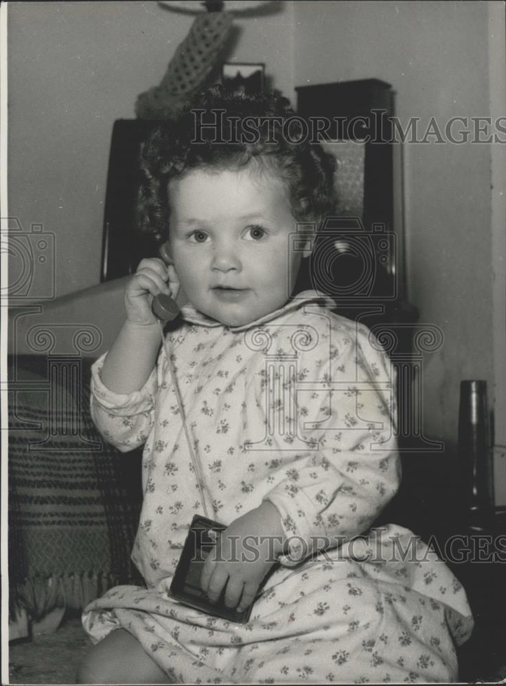 1958 Press Photo Caroline Little - Historic Images