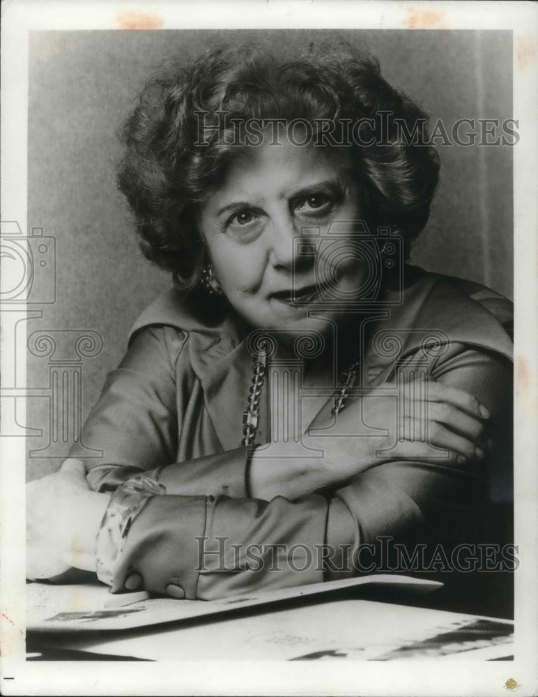 1979 Press Photo News Analyst Dorothy Fuldheim - cvp20598 - Historic Images