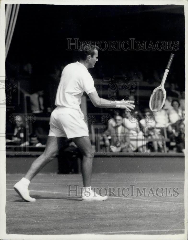 1962 Press Photo K.Fletcher (Australia) at Wimbledon Second week - Historic Images