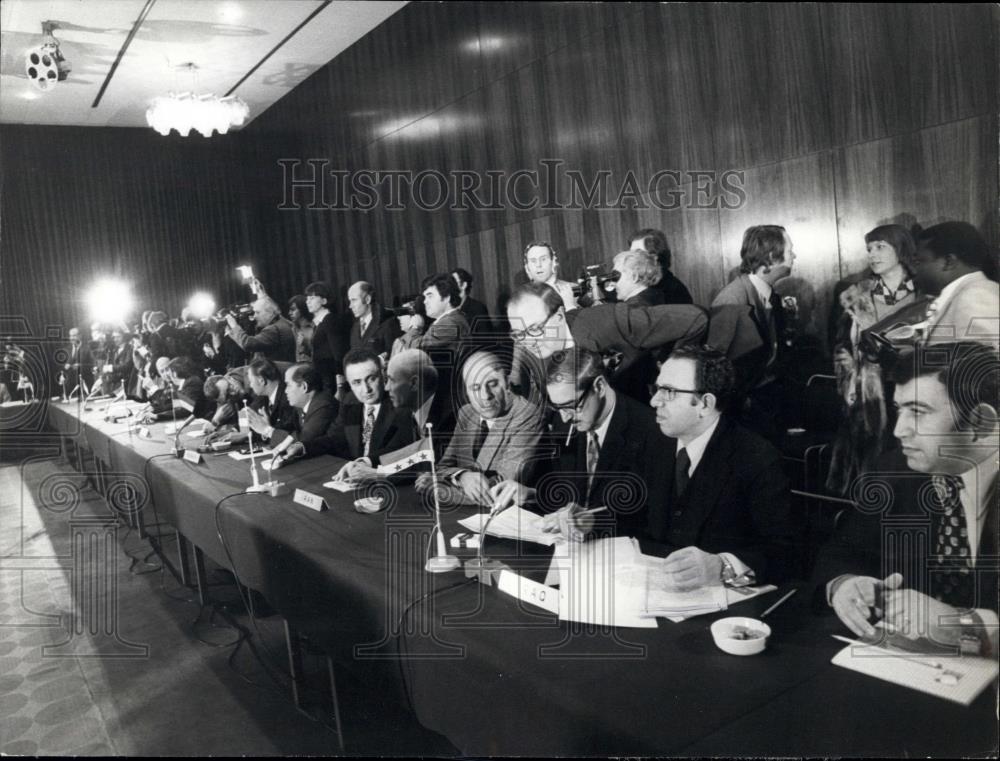 1974 Press Photo OPEC-Conference In Geneva - Historic Images