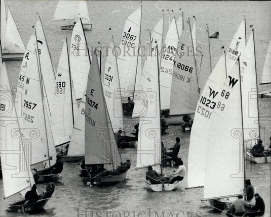 1978 Press Photo "Icicle" sailboat race at Burnham - Historic Images