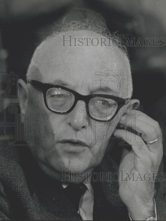 1965 Press Photo Italian Socialist Party (P.S.I) leader Pietro Nenni, - Historic Images