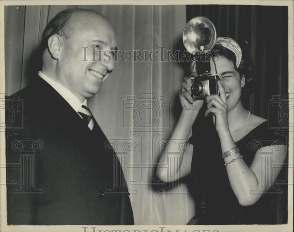 1955 Press Photo Italian Prime Minister, Signor Mario Scelba - Historic Images