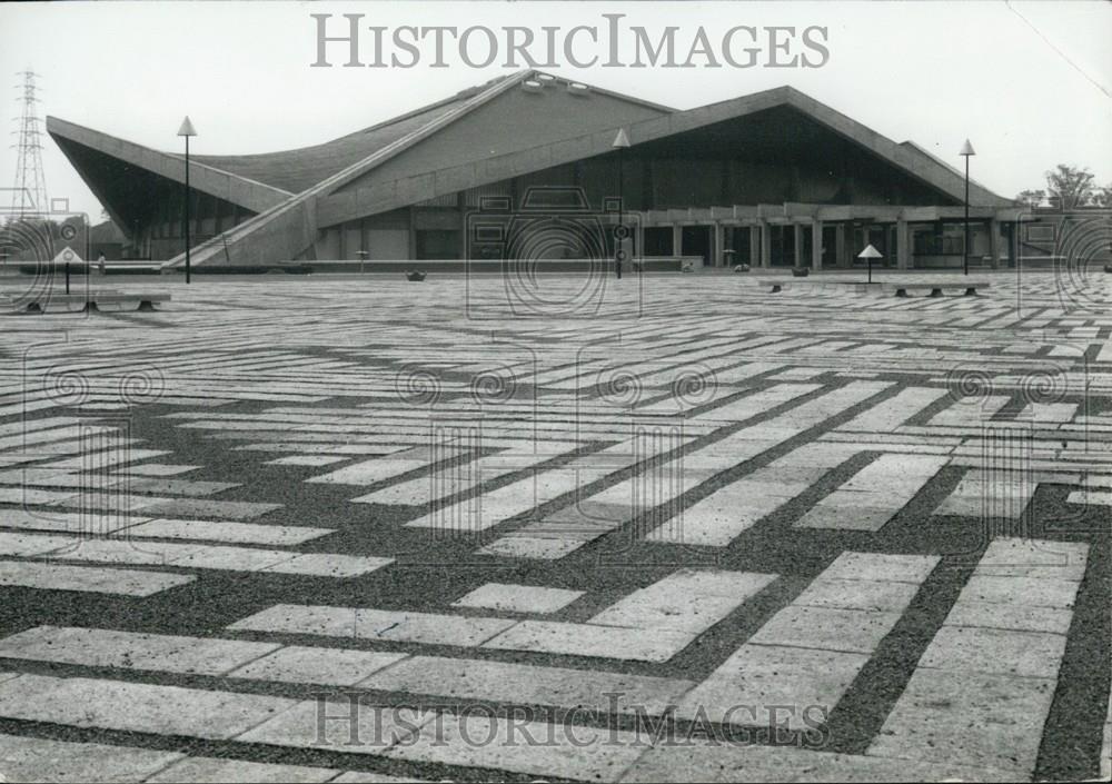 Press Photo The Komazawa Olympic Gymnasium - Historic Images