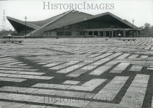 Press Photo The Komazawa Olympic Gymnasium - Historic Images