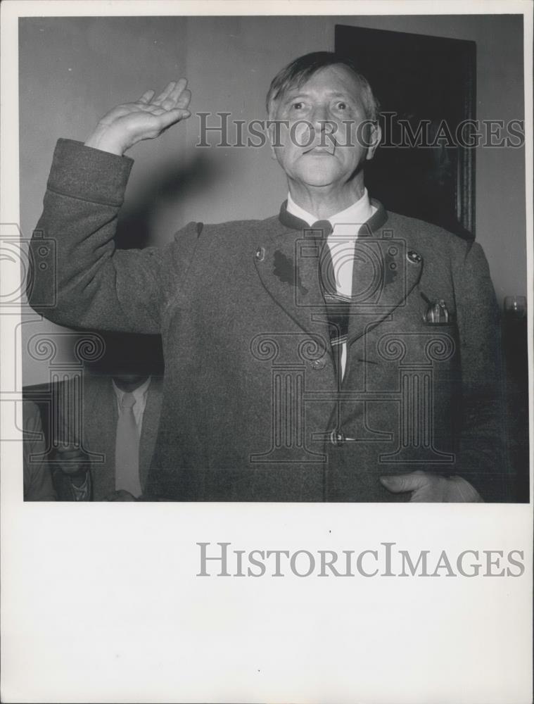 1940 Press Photo Film Producer Ferdinand Dorfler - Historic Images