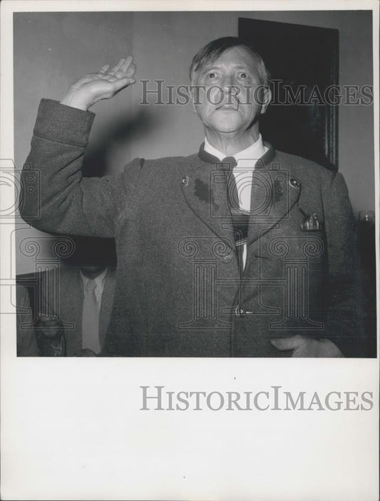 1940 Press Photo Film Producer Ferdinand Dorfler - Historic Images