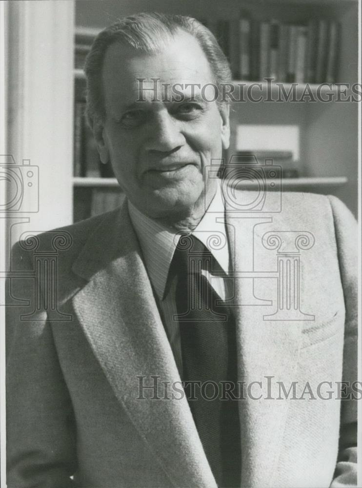 1980 Press Photo Actor Joseph Cotten, - Historic Images