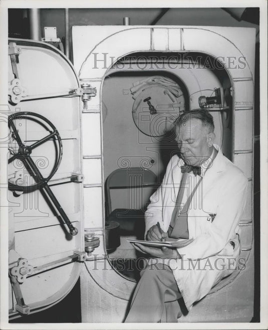 1956 Press Photo Dr. Hubertus Strongold - Historic Images