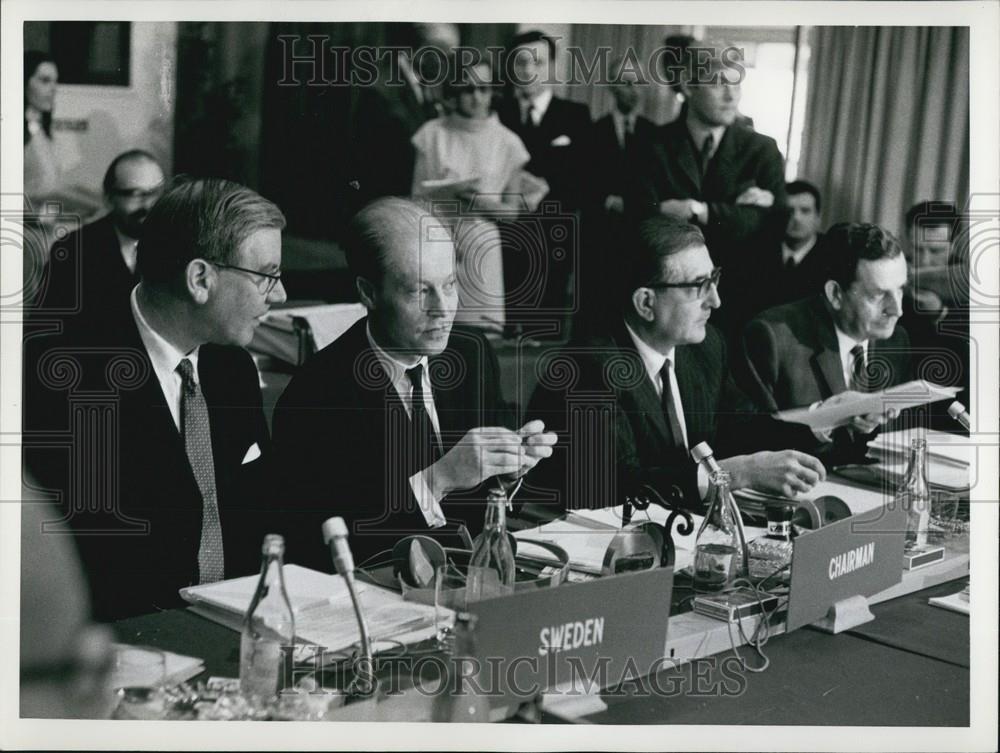 1968 Press Photo Gold Club Members Meet-Hotel Foresta Stockholm Krister Wickman - Historic Images