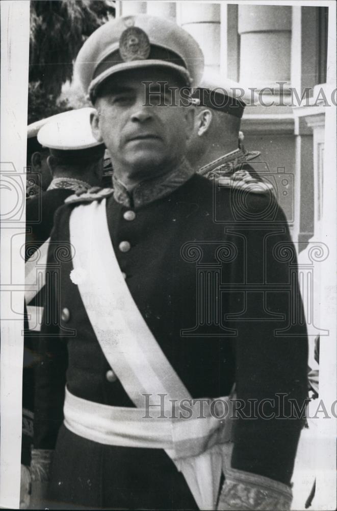 1965 Press Photo Pascual Pistarini New Commander in Chief of the Argentine Army - Historic Images