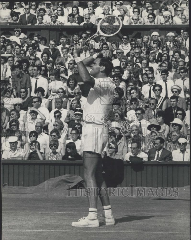 1966 Press Photo Wimbledon Tennis Championships, Davidson - Historic Images