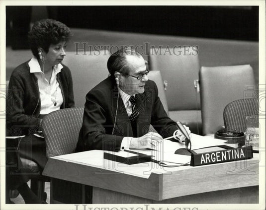 1982 Press Photo Security Council Meets at UK's Request - Historic Images