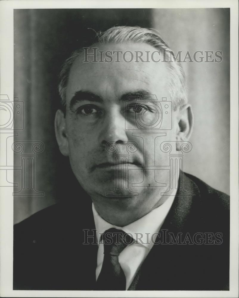 1967 Press Photo Dr Bruno Heck, Federal Minister, Family, Youth Affairs - Historic Images