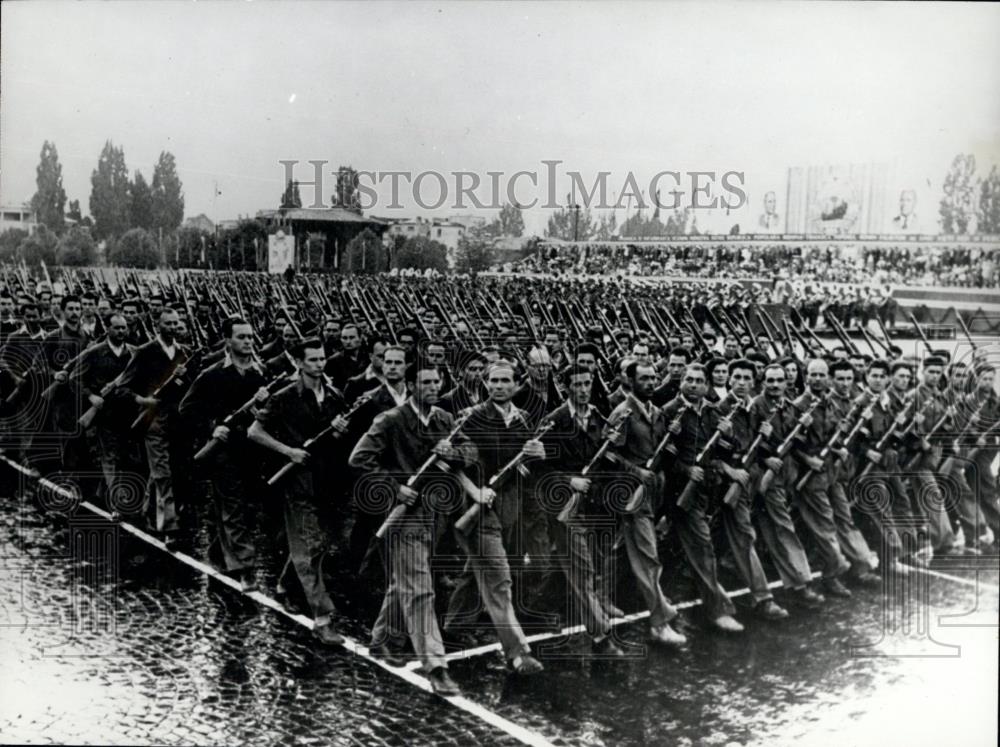 1955 Press Photo Eastern States Declare They Will Reduce Armies - Historic Images