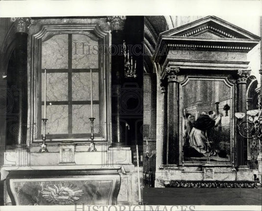 1970 Press Photo Painting by Carle Van Loo "Saint Charles Boromee in Prayer" - Historic Images