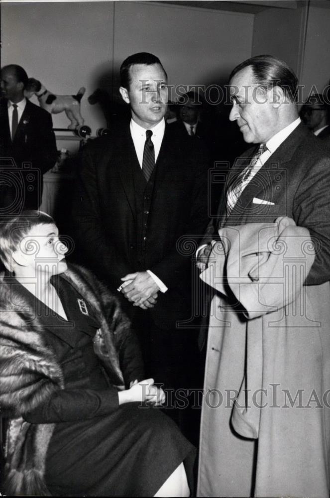 Press Photo Lieutenant-Colonel Kuschner and Mr. Otto Steiff - Historic Images