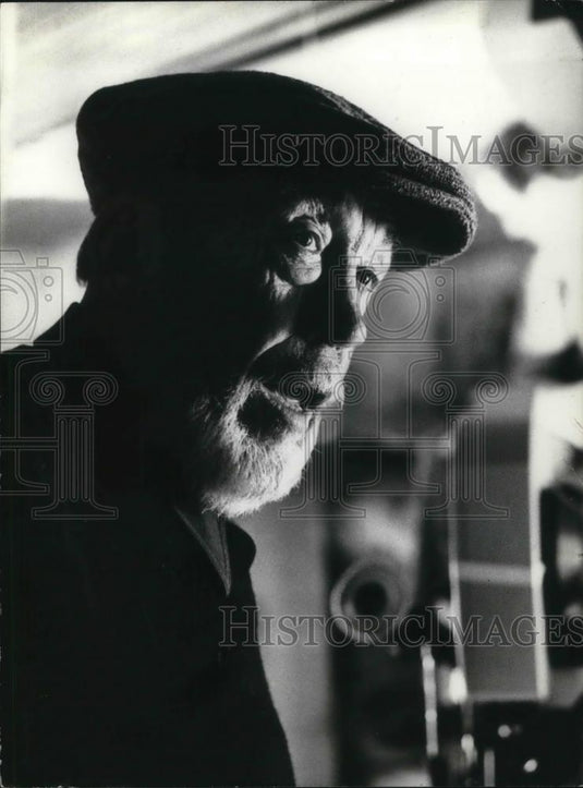 1981 Press Photo John Huston director of Victory movie film - cvp24089 - Historic Images