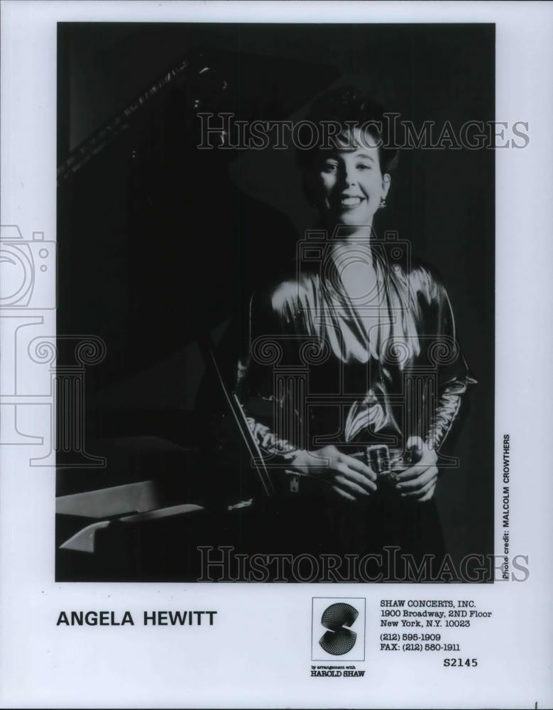 1994 Press Photo Angela Hewitt Classical Pianist - cvp21124 - Historic Images