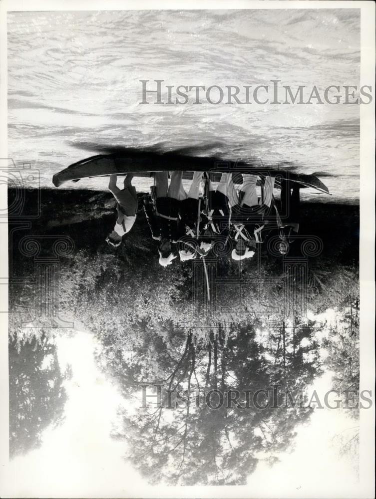 Press Photo Actors reenacting an old naval battle against pirates - Historic Images