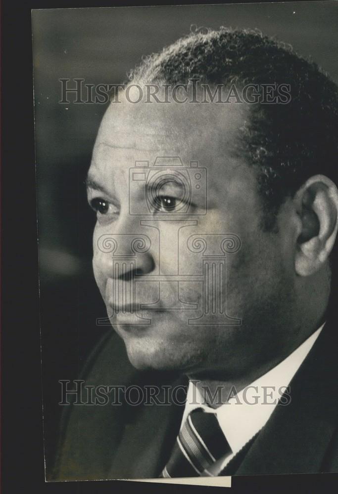 1974 Press Photo Portrait of Africa&#39;s UNESCO Director Amadou Mahta M&#39;Bow - Historic Images