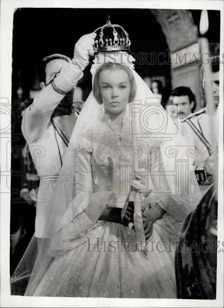 1958 Press Photo screen star Dawn Addams - Historic Images