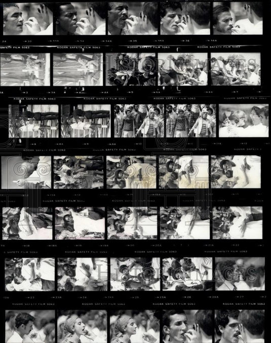 Press Photo Cuban Refugees Elgin AFB - Ft. Walton Beach - Historic Images