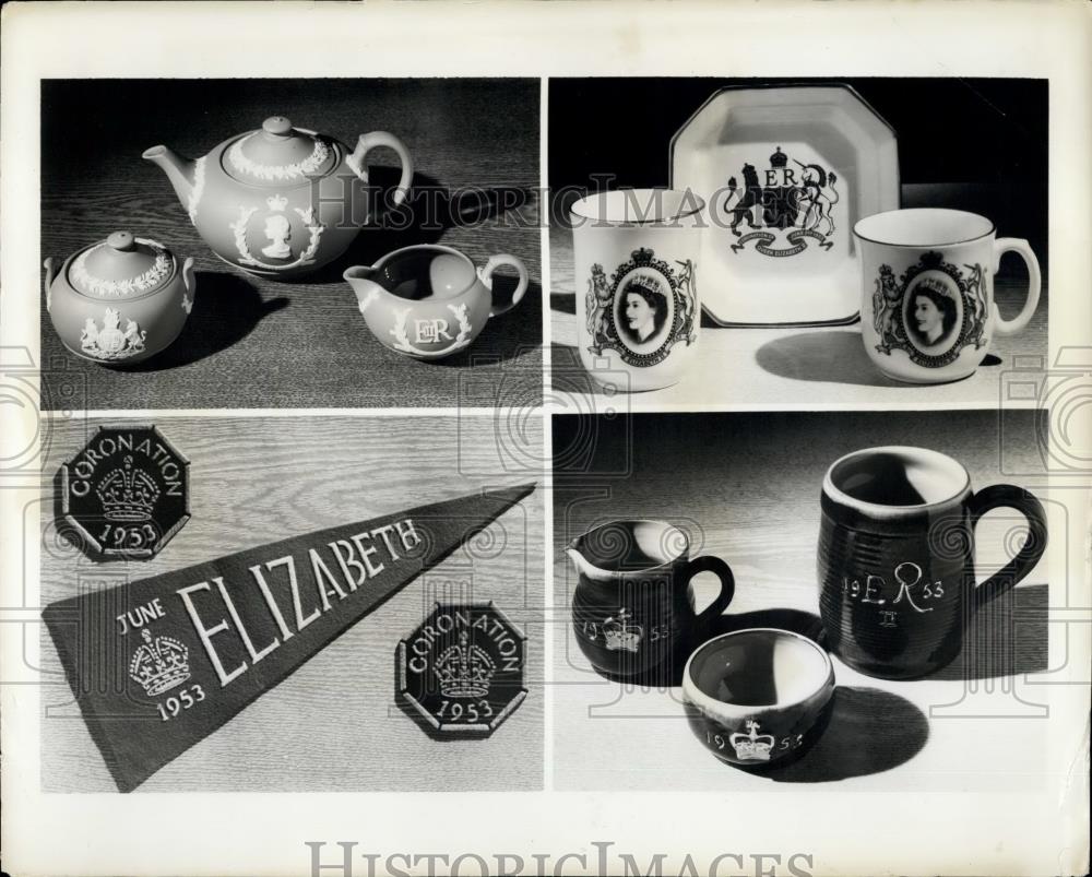 1952 Press Photo 200 Coronation Souvenirs Chosen for Coronation of Elizabeth II - Historic Images