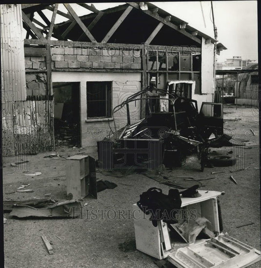 Press Photo Damage in Greece from a blast - Historic Images
