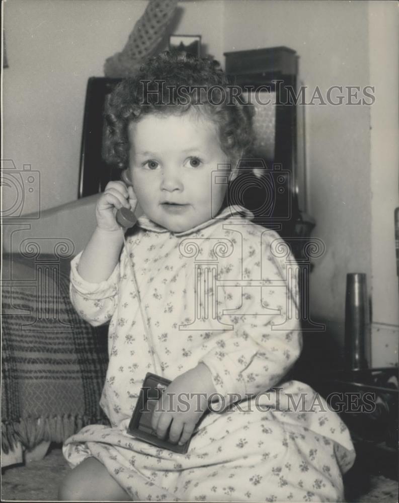 1958 Press Photo Caroline Little, Heiress - Historic Images