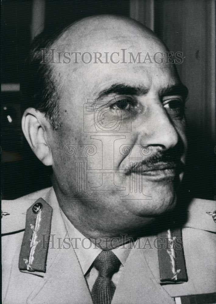 1970 Press Photo Marshal Habes Al-Majali of Jordan Armed forces - Historic Images